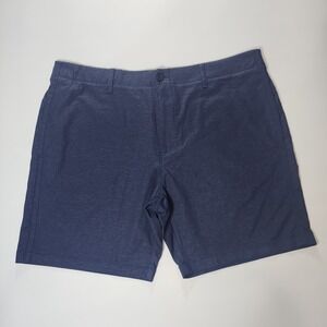 Under Armour Shorts Mens 42 Navy Blue Nylon Polyester Vented Performance Golf 8"